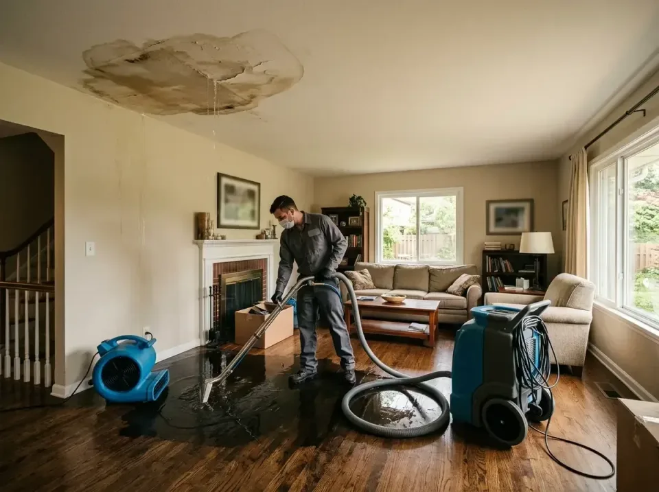 attic-pipe-burst-ceiling-drip-008 — frequently asked questions, Water Damage Restoration & Carpet Care in North Bethesda, MD